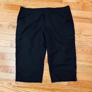 Columbia Omni-shade Capri Pants Black Size 12